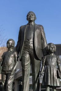 Statue of Lois L. Redding, advocate for equality